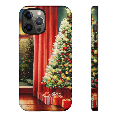 Christmas Tree in Cozy Holiday Home - Impact Resistant Phone Case iPhone 12 Pro Max Matte